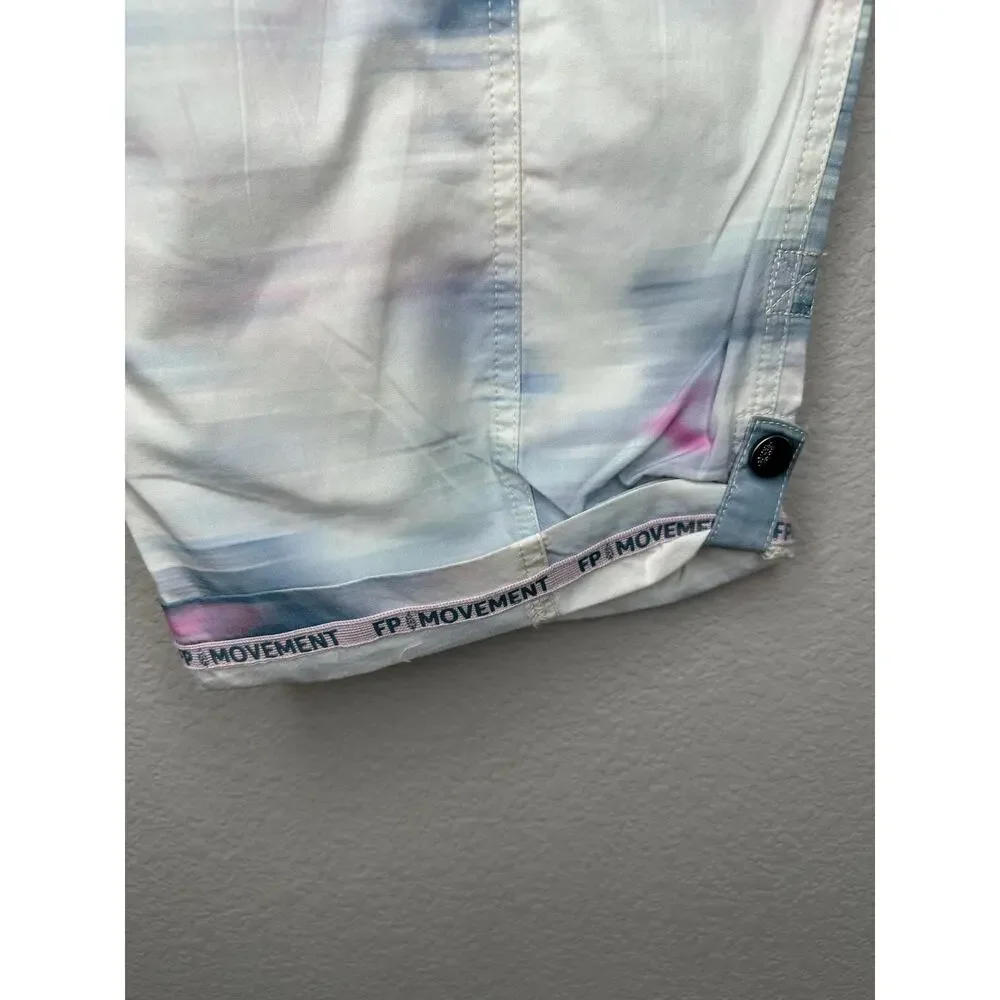 FREE PEOPLE MOVEMENT High Waisted Wide Leg Cargo Utility Hiking Pants Size Small